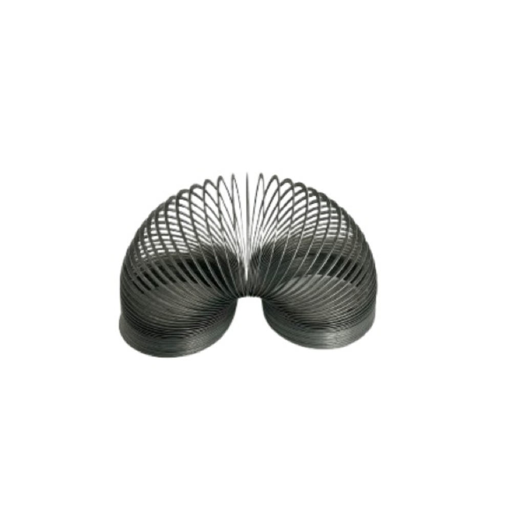 Vintage Slinky Toy classic steel metal expandable walking nostalgia and fun